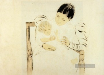 Mary Cassatt Werke - Das Barfüßig Kind Mütter Kinder Mary Cassatt